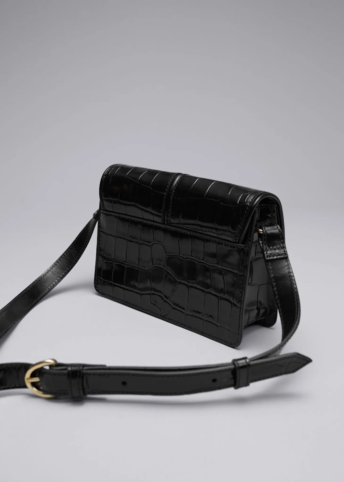 Liten Croco Skinnveske