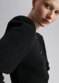 Merino Puffermet Cardigan