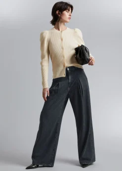 Merino Puffermet Cardigan