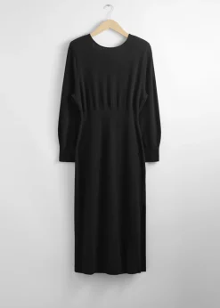 Merino Strikket Midikjole