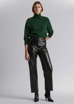 Merino Turtleneck Strikket Genser