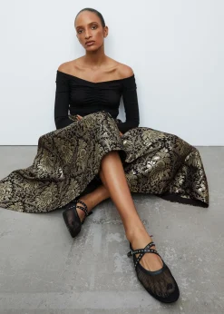 Mesh Ballet Flats
