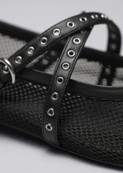 Mesh Ballet Flats