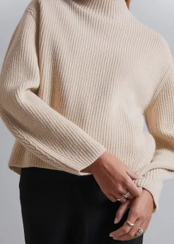 Mock Neck Merino Jumper