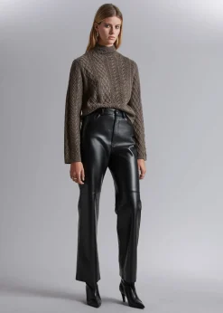 Mock Neck Merino Jumper