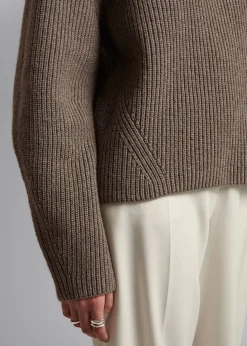Mock Neck Merino Jumper
