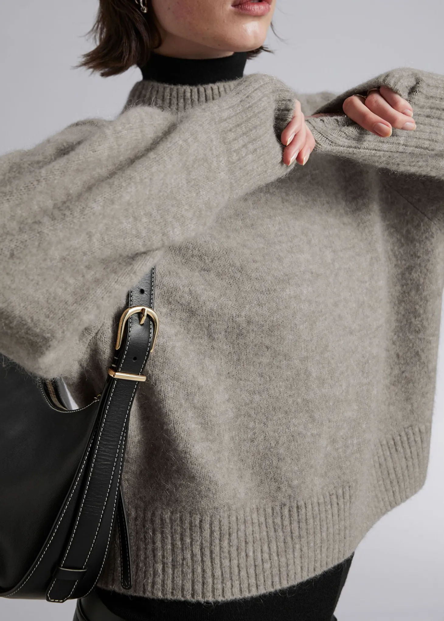 Mock Neck Ullgenser