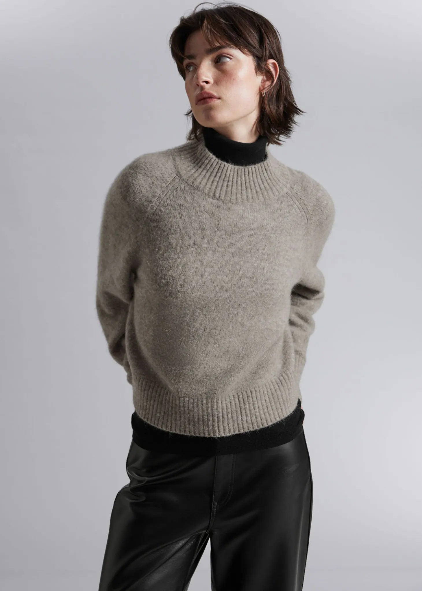 Mock Neck Ullgenser