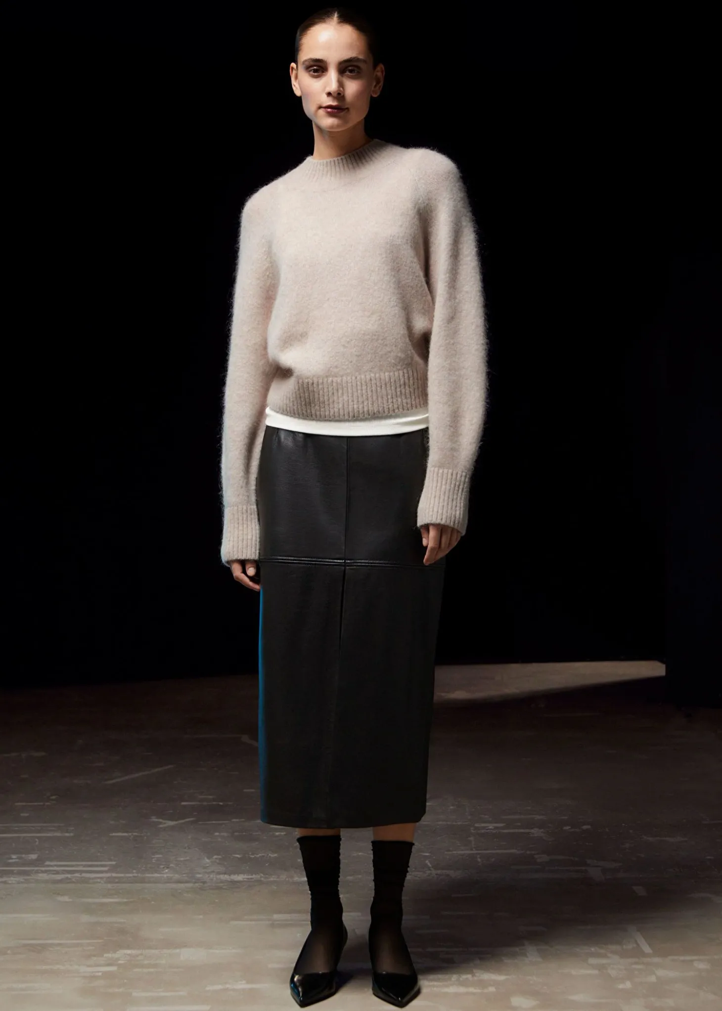 Mock Neck Ullgenser