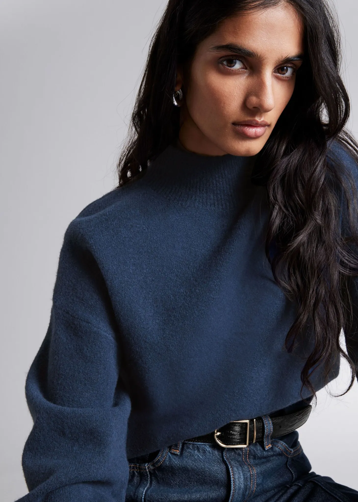 Mock-Neck Genser