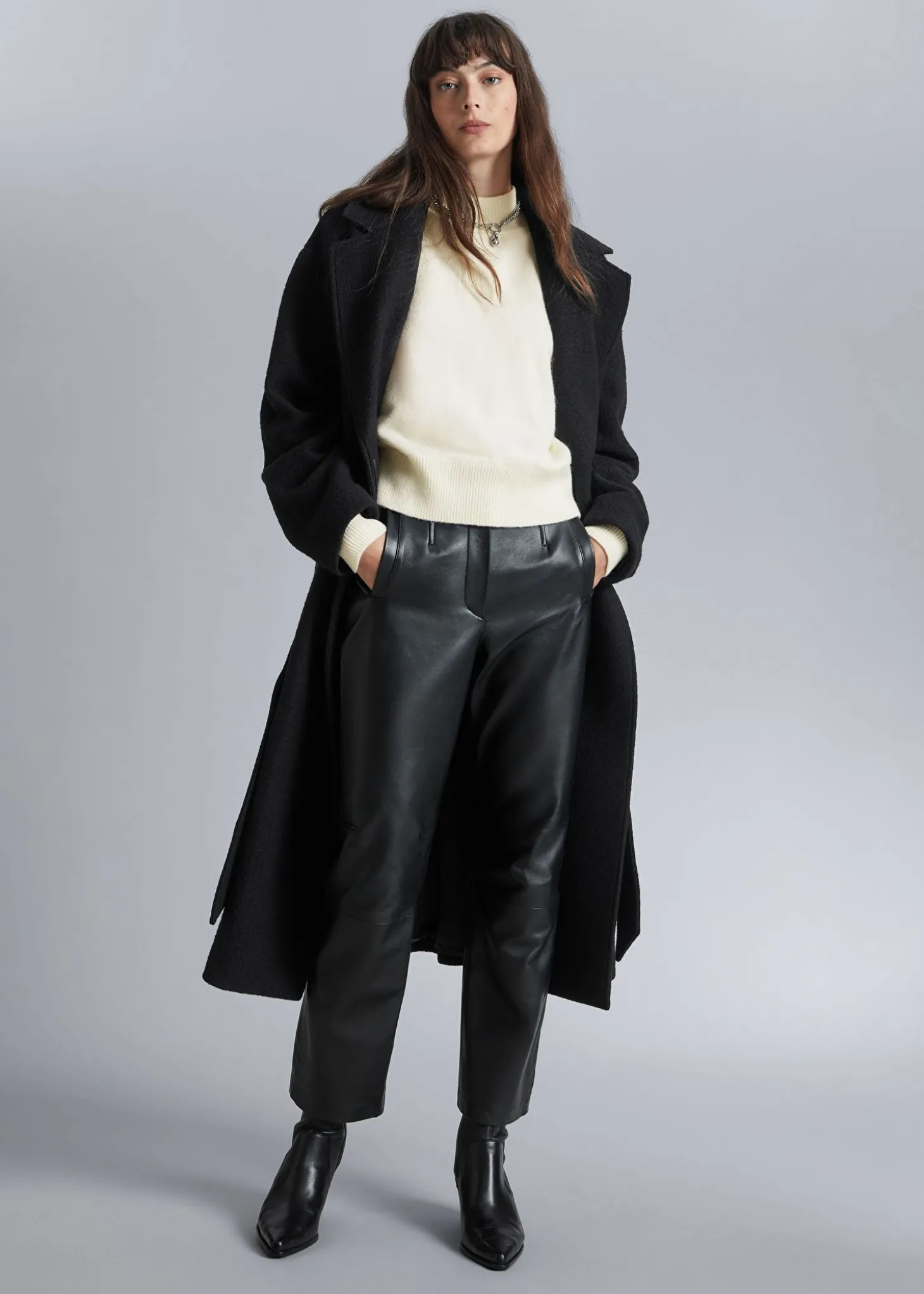 Mock-Neck Genser