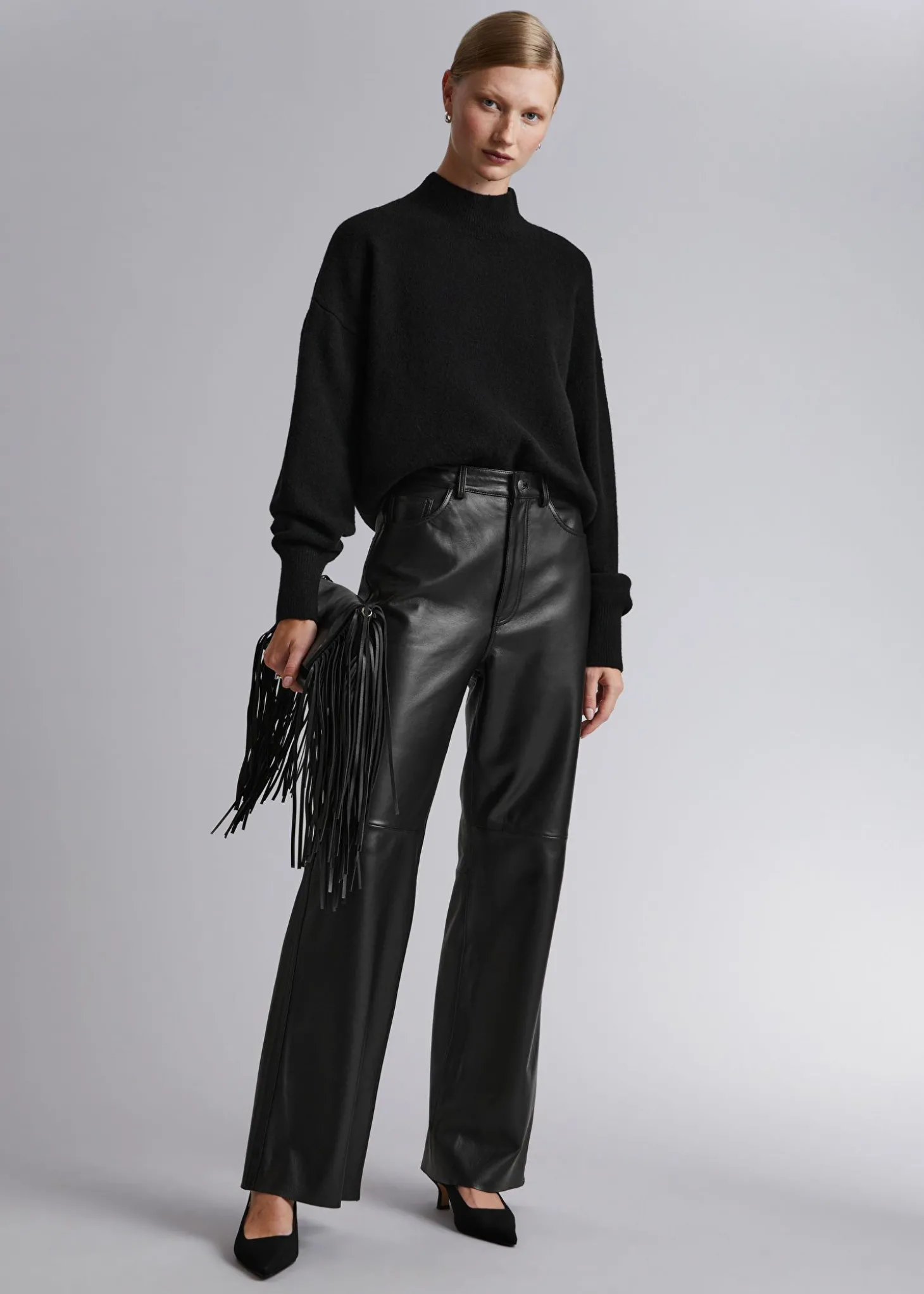 Mock-Neck Genser