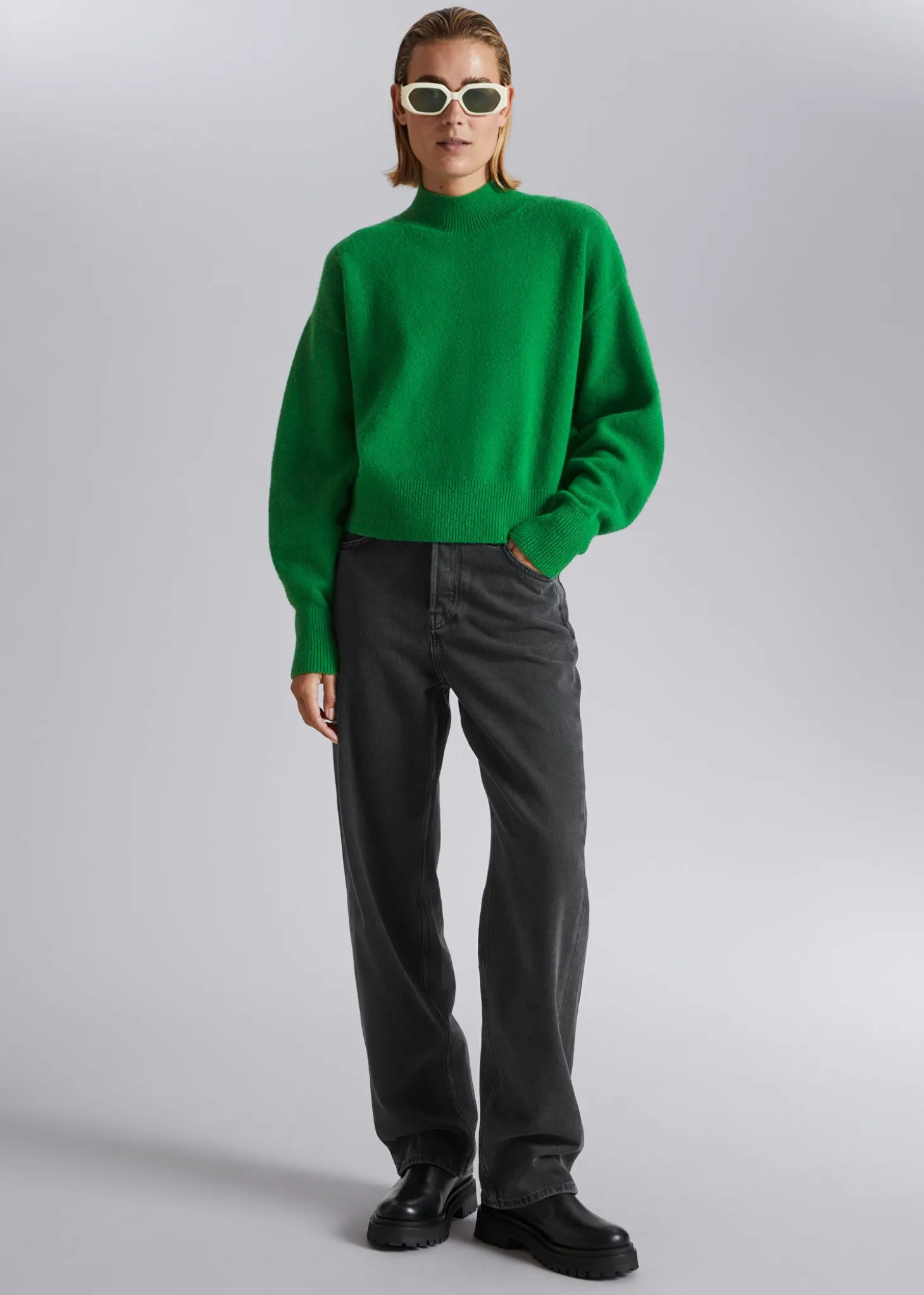 Mock-Neck Genser