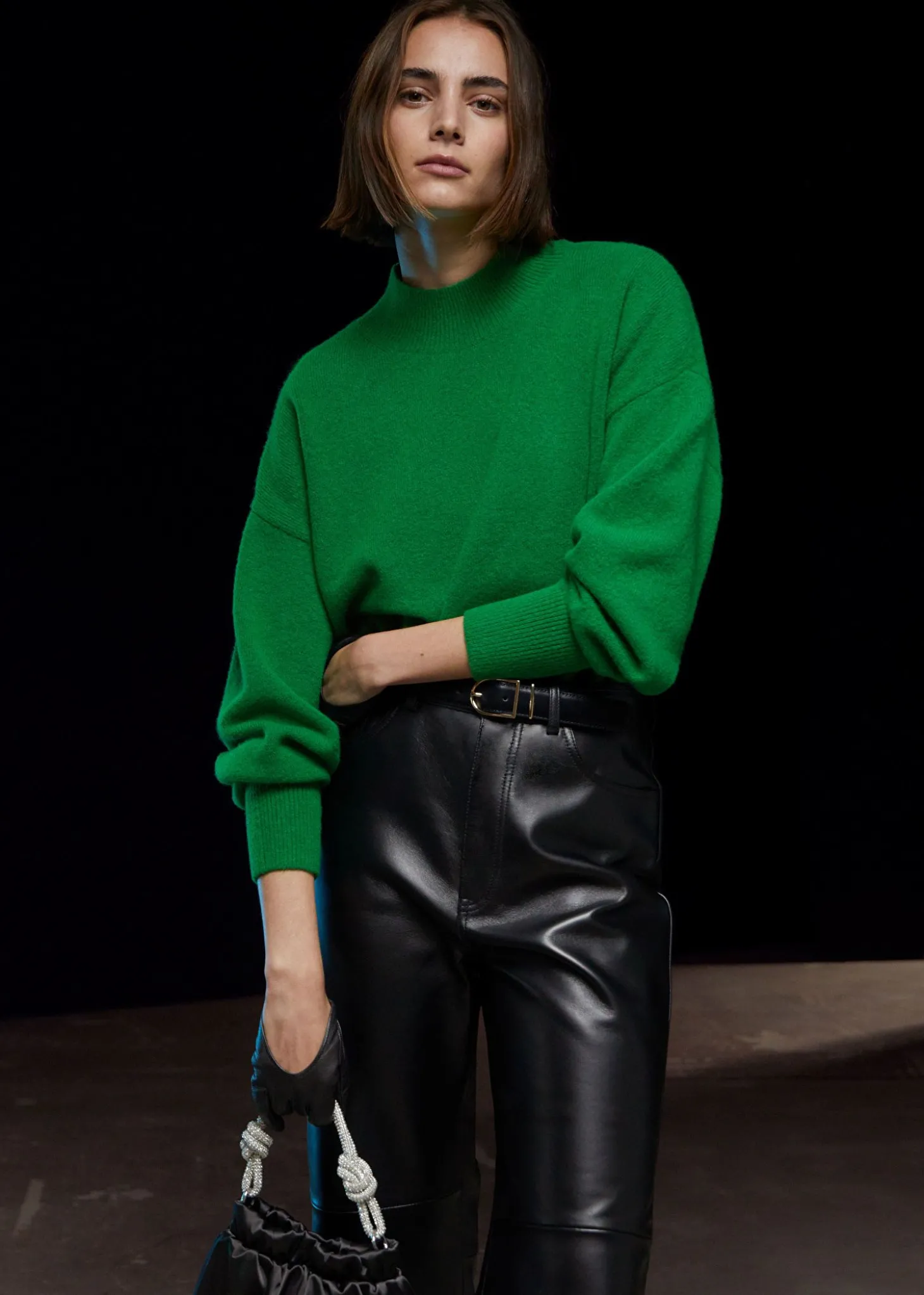 Mock-Neck Genser