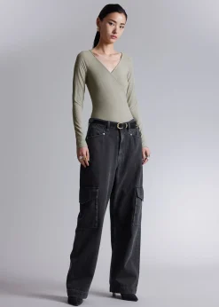 Off-Soulder Wrap Body