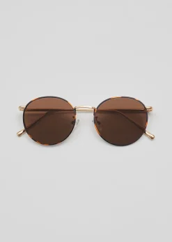 Oval Slim Frame Solbriller
