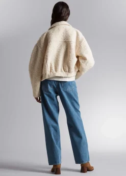 Oversized Jakke Med Glidelas