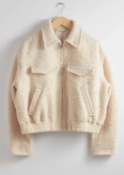 Oversized Jakke Med Glidelas