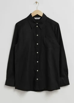 Oversized Patch Pocket Skjørte