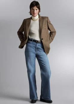 Oversized Pinstripe Blazer
