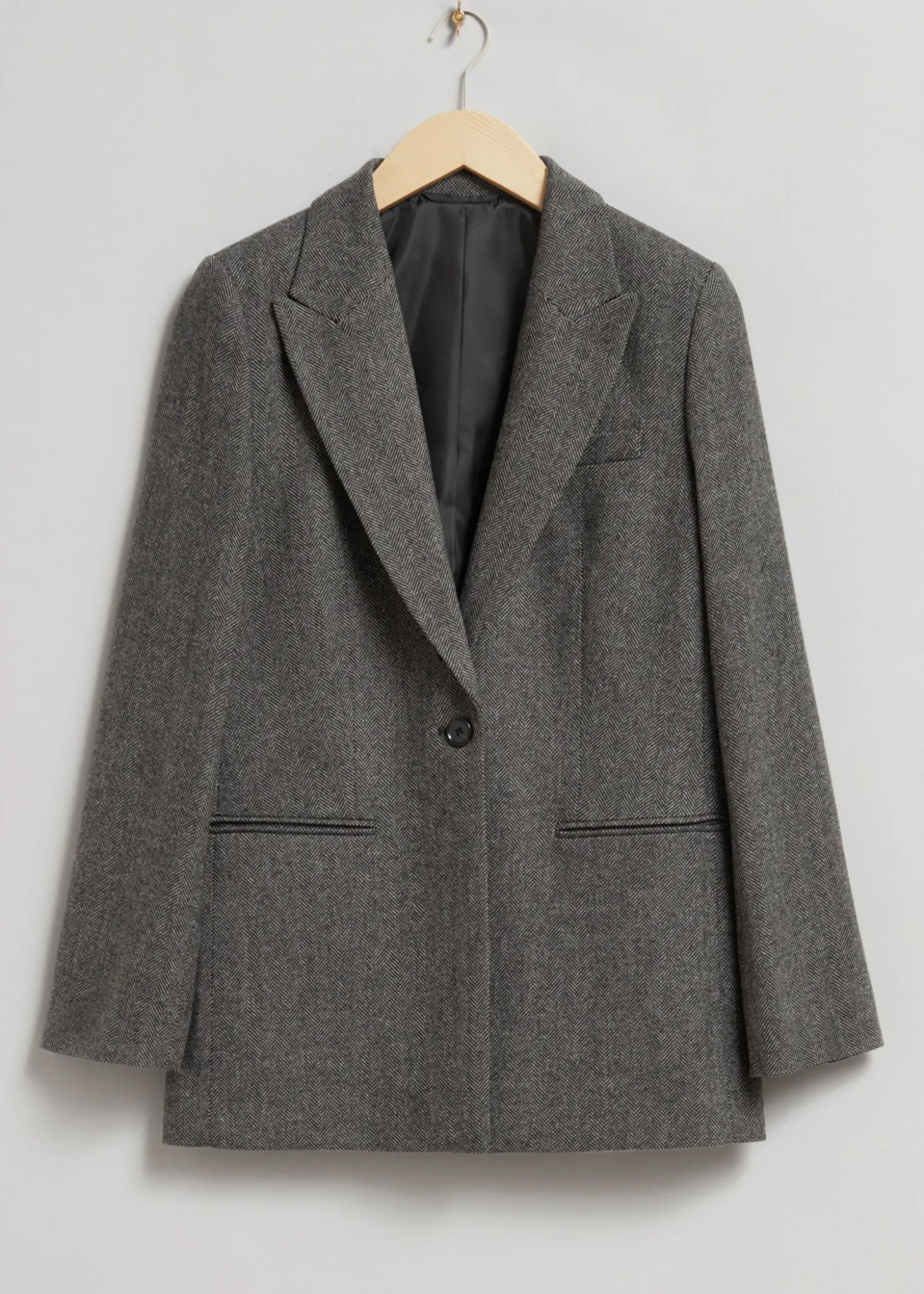 Oversized Pinstripe Blazer