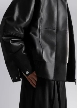 Oversized Skinnjakke