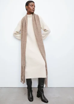 Oversized Skjerf I Ullblanding