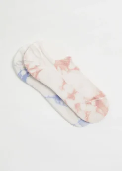 2-Pack Tie-Dye Step Sokker