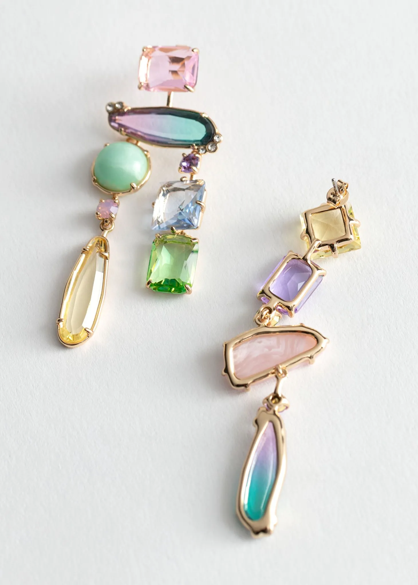 Rainbow Rhinestone Hengende Oredobber