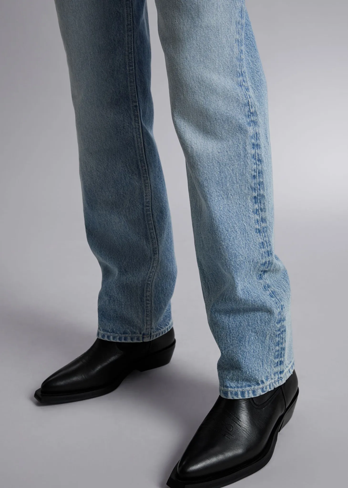 Rett Frynsete Jeans