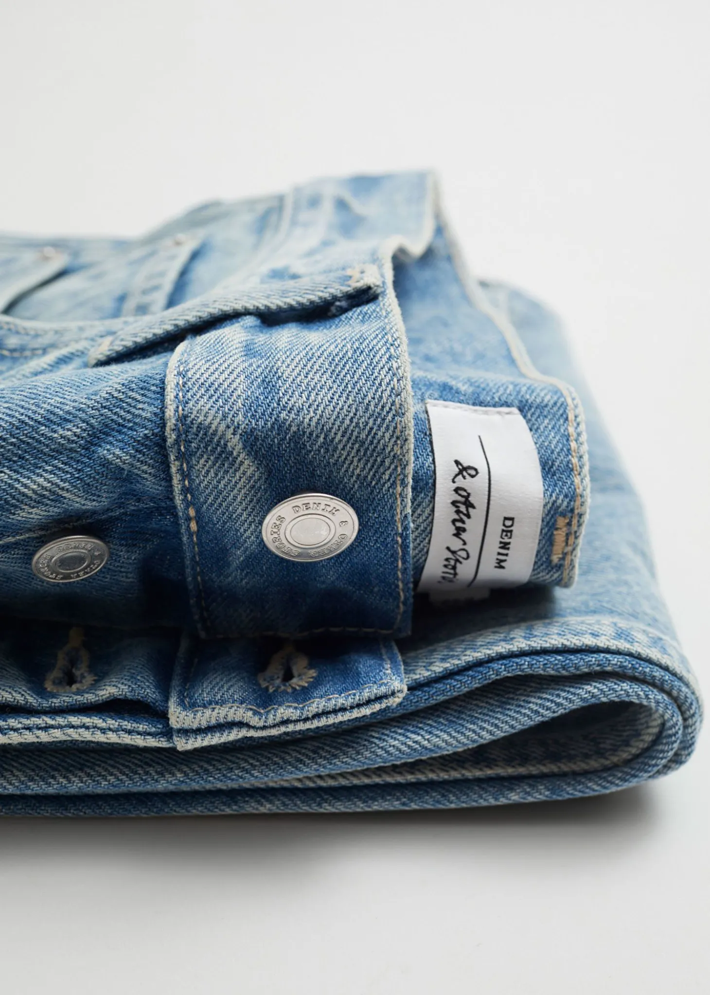 Rett Frynsete Jeans