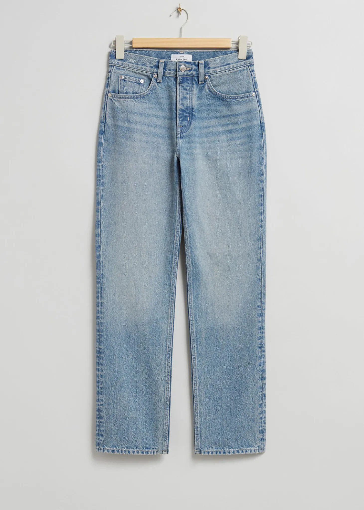 Rett Frynsete Jeans