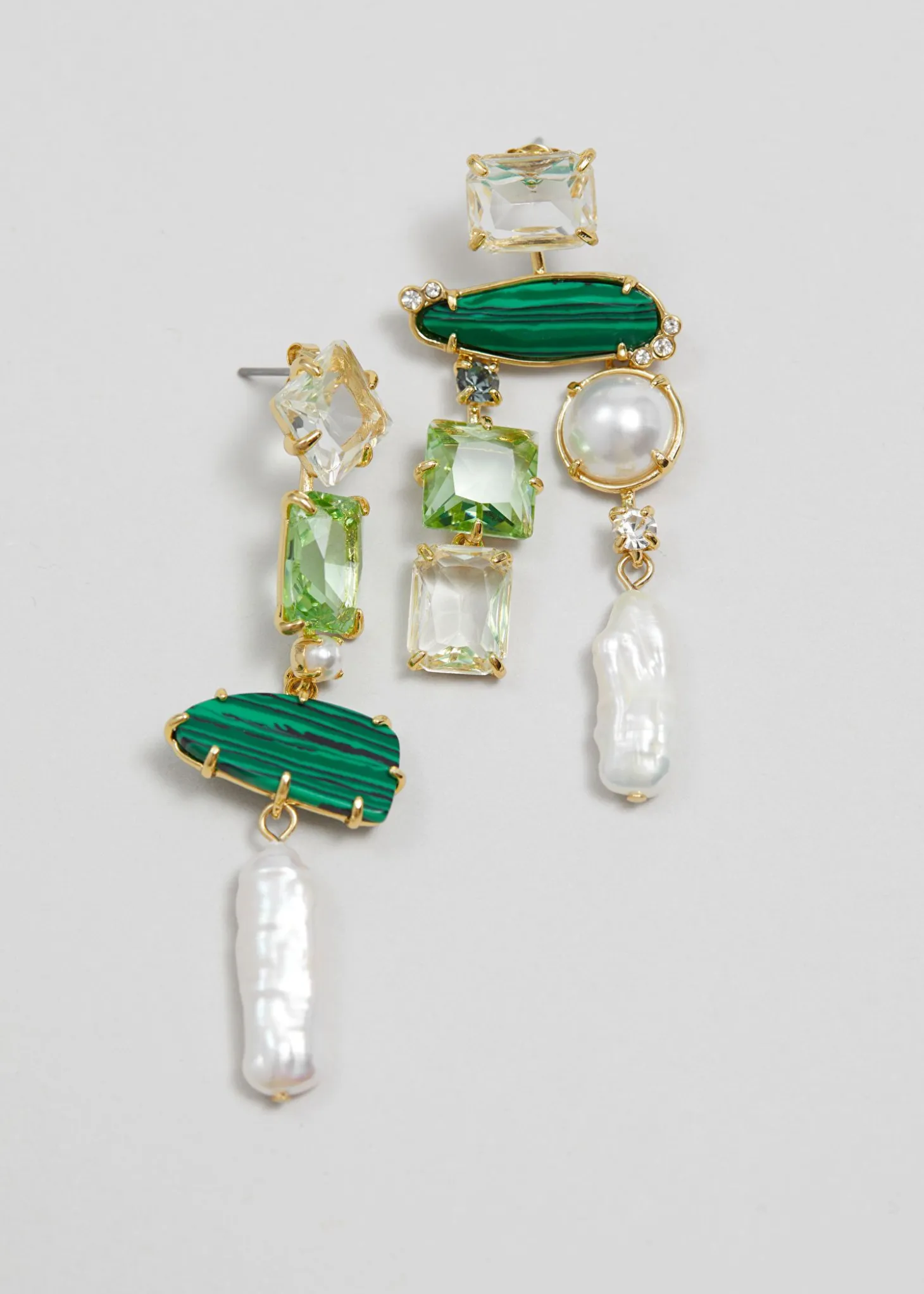 Rhinestone Pearl Hengende Oredobber