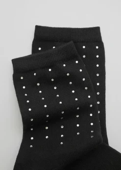 Rhinestone Sokker