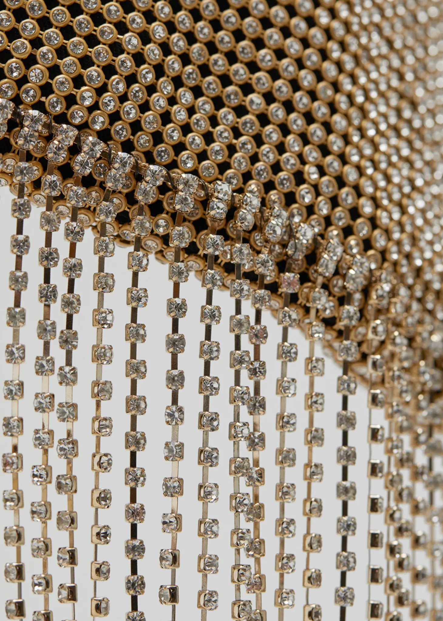 Rhinestone Studded Clutch Bag