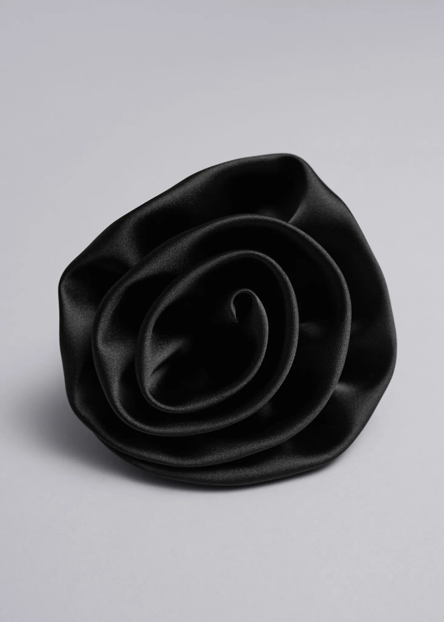 Satin Rose Scrunchie