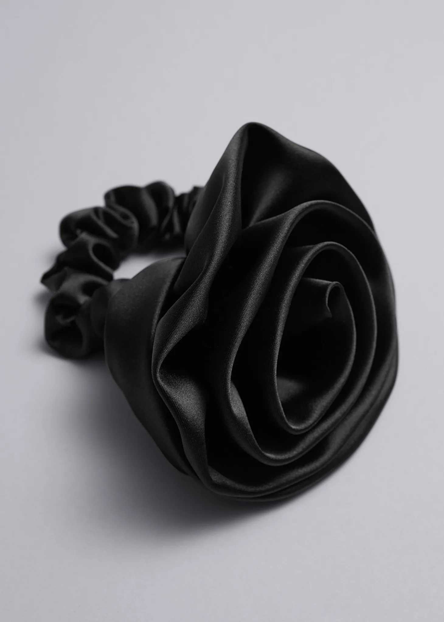 Satin Rose Scrunchie