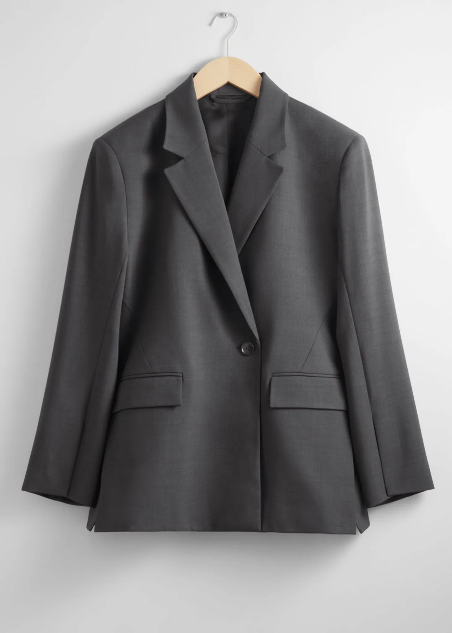 Skreddersydd Blazer Med Bred Skulder