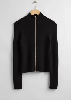 Slank Cardigan Med Glidelas