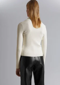Slank Cardigan Med Glidelas