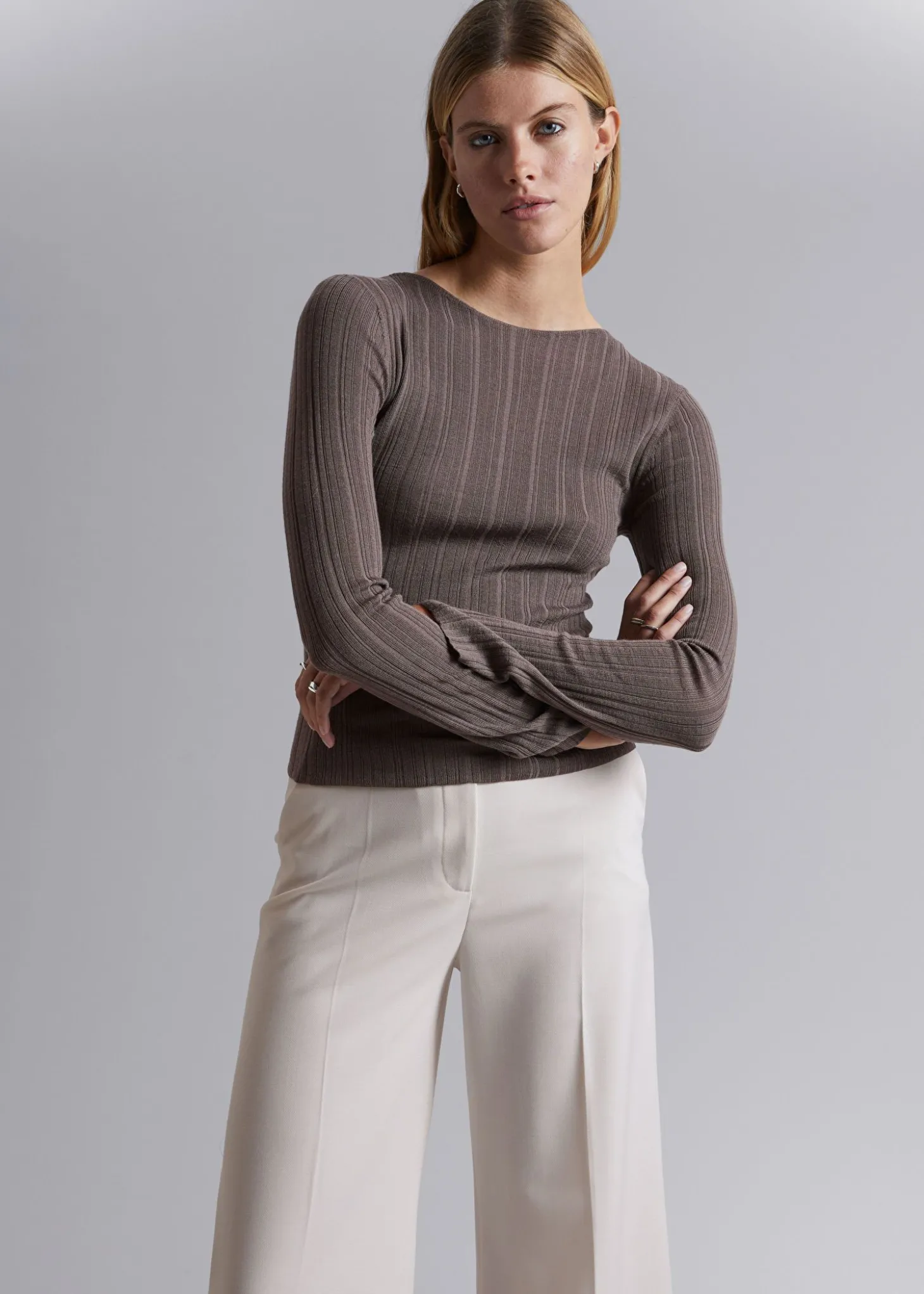 Slank Merino Topp