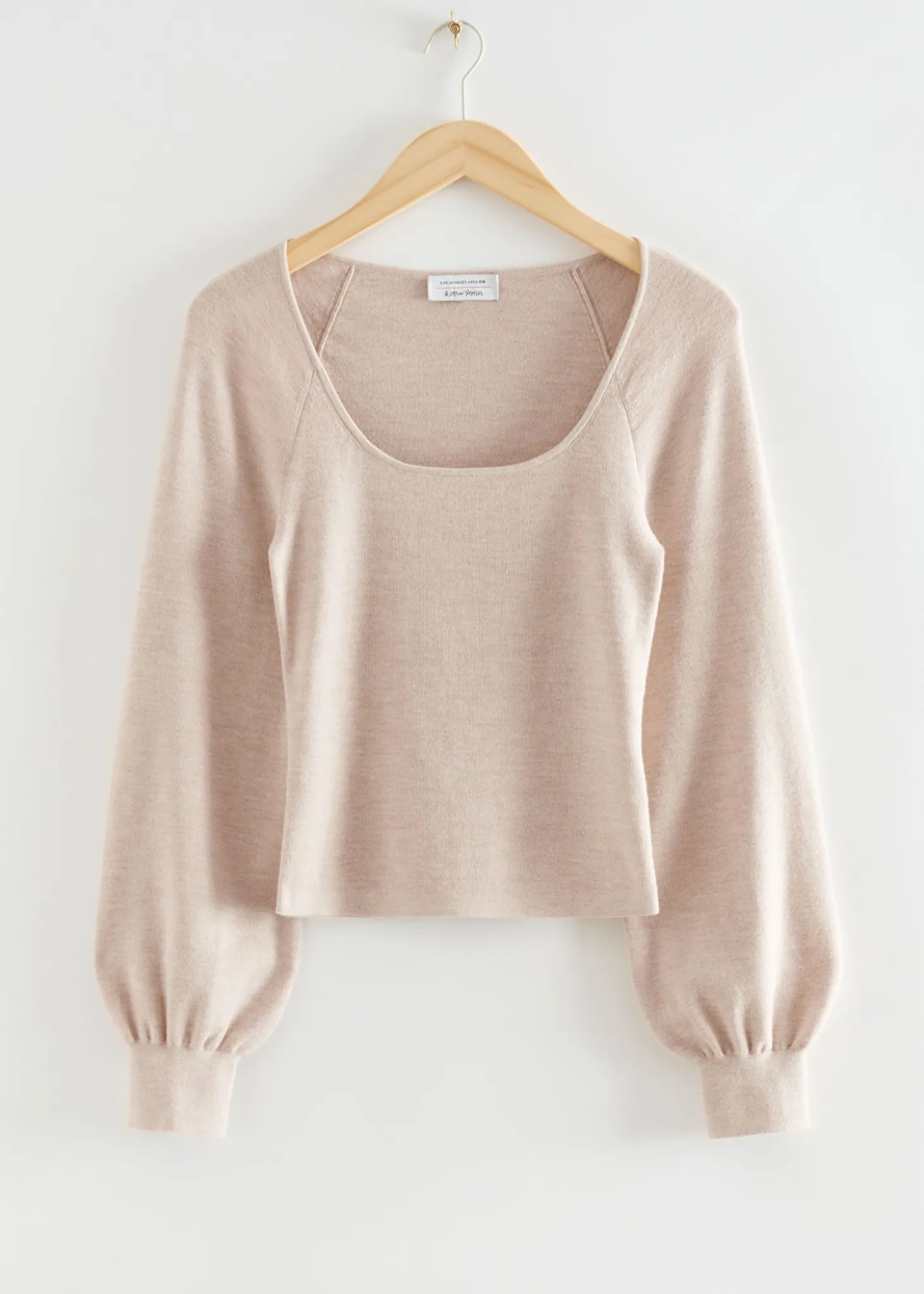 Slim-Fit Myk Strikket Topp