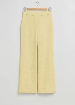Slim-Fit Tweedbukse