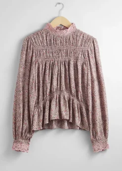 Smocked Bluse