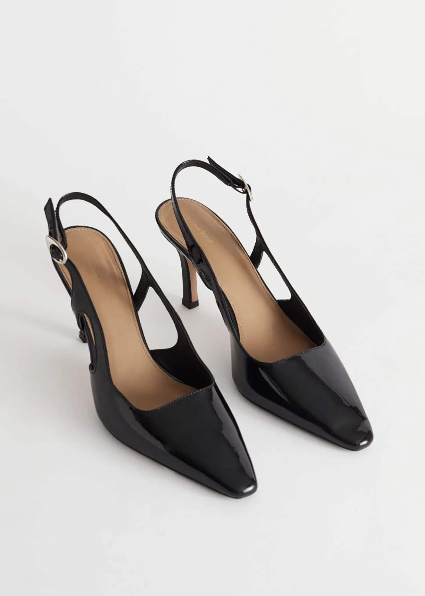 Spiss Slingback Skinn Muldyr