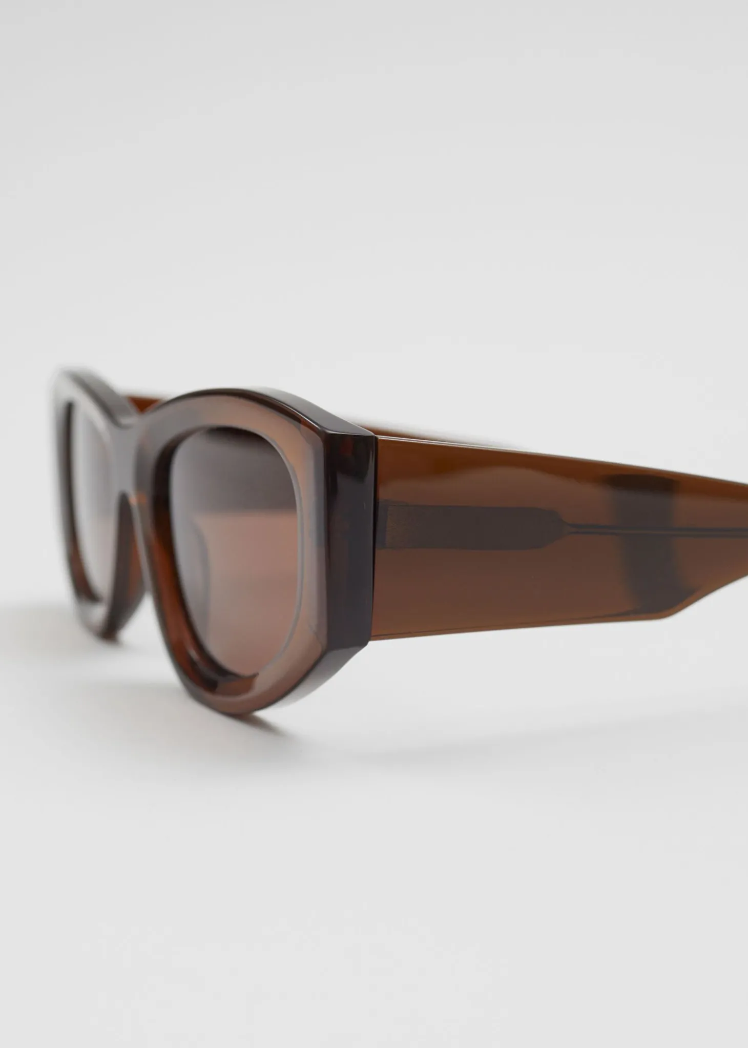 Sporty Silhouette Acetate Solbriller