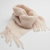 Stort Mohair-Blend Skjerf
