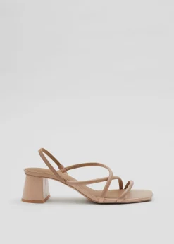 Strappy Blokkhaelsandaler