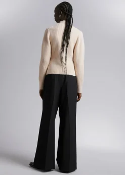 Strikket Cardigan Med Glidelas