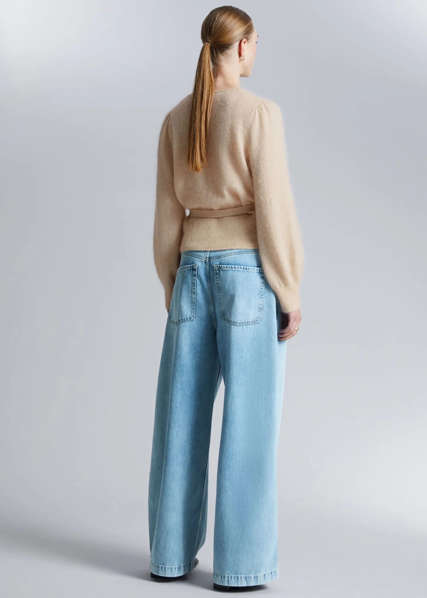 Strikket Wrap Cardigan
